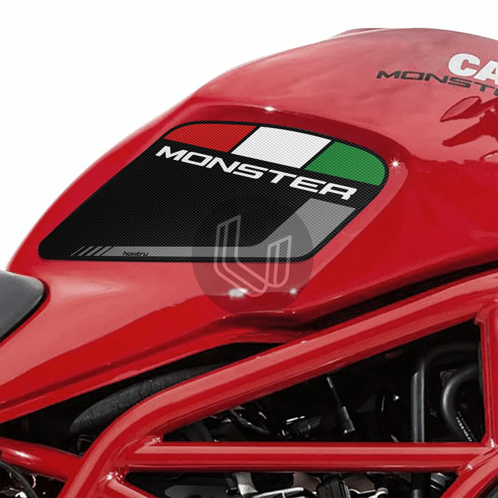 За Ducati Monster 797 821 1200 2017-2019 Мотоциклет против хлъзгане Side Tank Pad Protection Knee Grip Mat