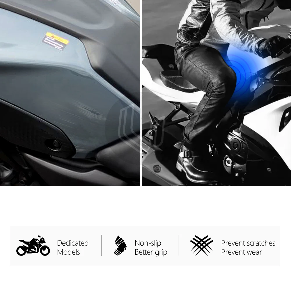 За Ducati Monster 797 821 1200 2017-2019 Мотоциклет против хлъзгане Side Tank Pad Protection Knee Grip Mat