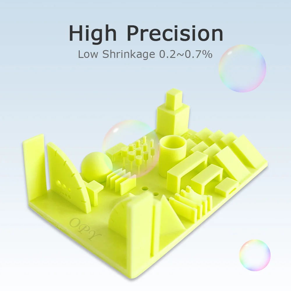 Opy Стандартна епоксидна UV смола 1000G течност 405Nm Dlp Lcd 3D печат Фото полимерен материал Труден прозрачен бърз UV-втвърдяваща смола