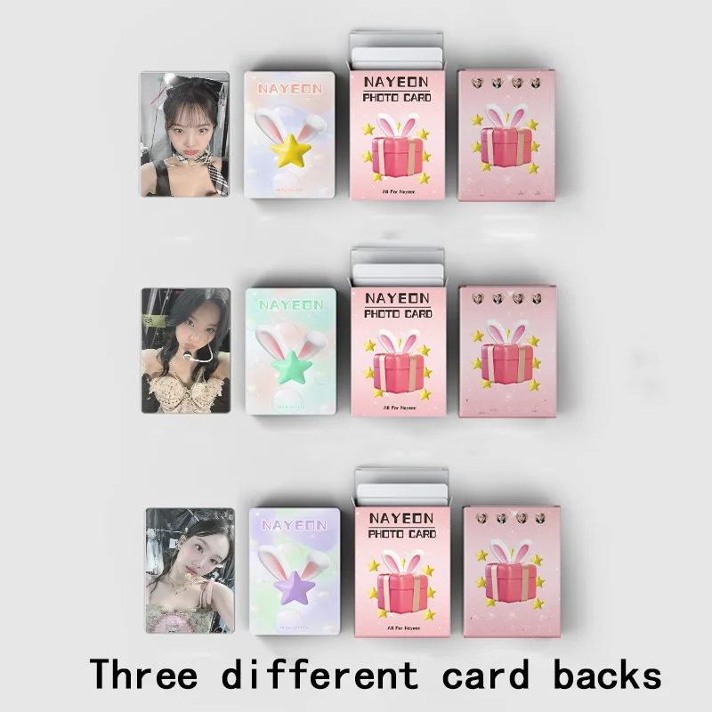50pcs/set Два пъти нов албум Lomo Card Fine Photo Card Girl Collection Card Girl Group Print Photo Nayeon Momo Jiho Kpop