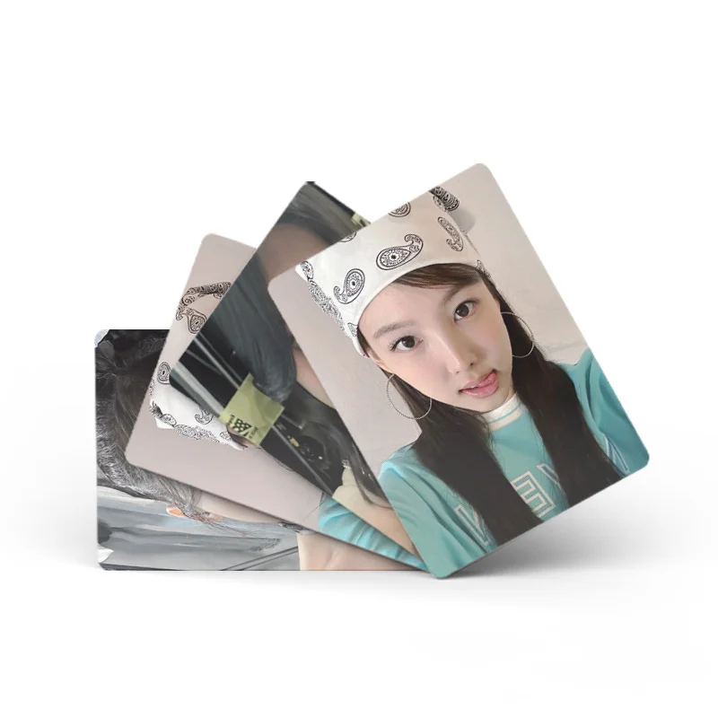 50pcs/set Два пъти нов албум Lomo Card Fine Photo Card Girl Collection Card Girl Group Print Photo Nayeon Momo Jiho Kpop