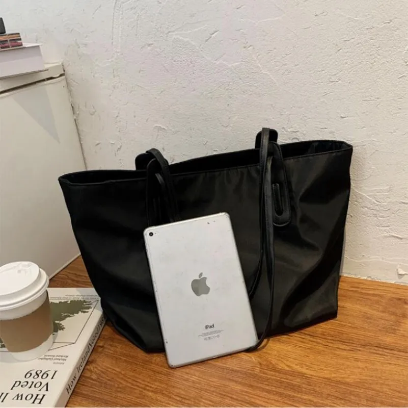  Дамска чанта с голям капацитет Oxford Cloth Shoulder Bag Пътуване до работното място Чанта за подмишници Преносима чанта за пазаруване в супермаркет