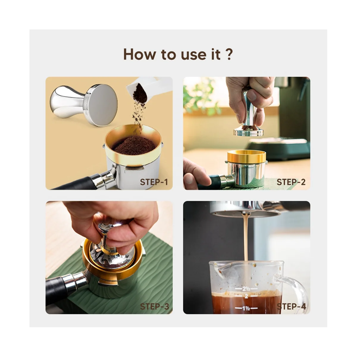 Смляно кафе от неръждаема стомана за многократна употреба, съвместимо с кафе шушулки