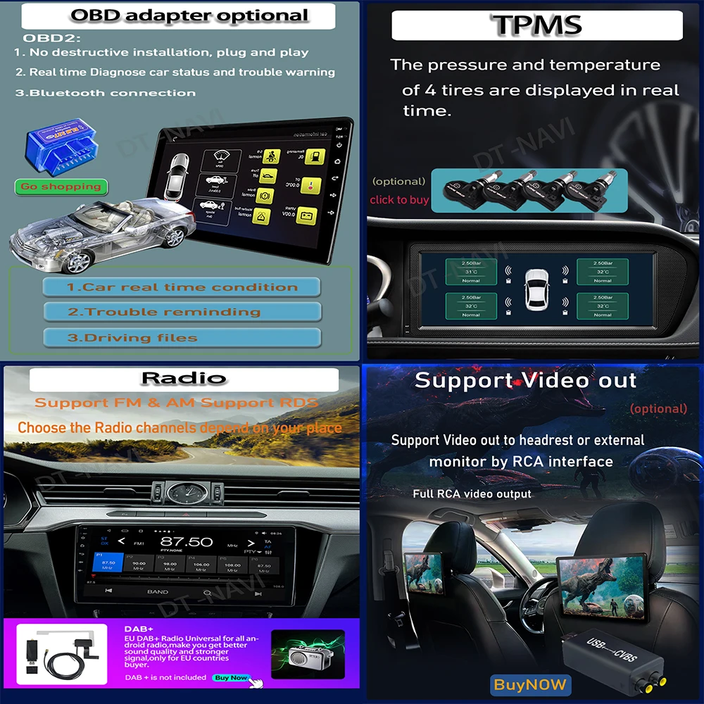 Android 13 За Nissan Teana Head unit 2008-2012 Car Radio Мултимедия Видео плейър Навигация Stereo GPS 5G WIFI Head Unit BT 4G