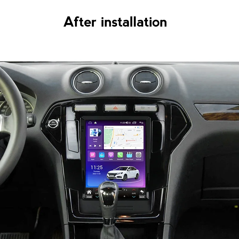9.7inch Tesla стил екран за Ford Mondeo 4 2007 - 2010 кола радио мултимедиен плейър кола интелигентна система Android Auto RDS DSP