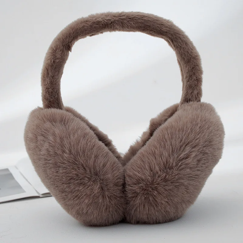 Нови антифони Дамски зимни сладки сгъваеми прости уши покритие защита на ушите корейски версия топлина плюшени топли антифриз наушници
