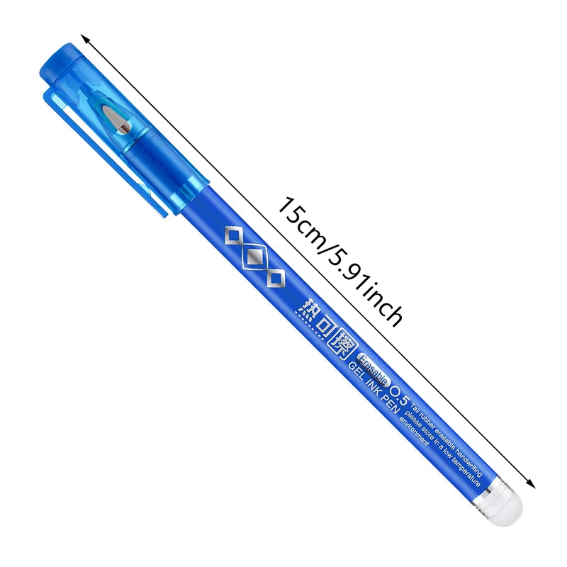 1Pc магия изтриваема писалка комплект цветни 0.5mm изтриваеми гел писалки миеща се дръжка за училище офис писане консумативи канцеларски