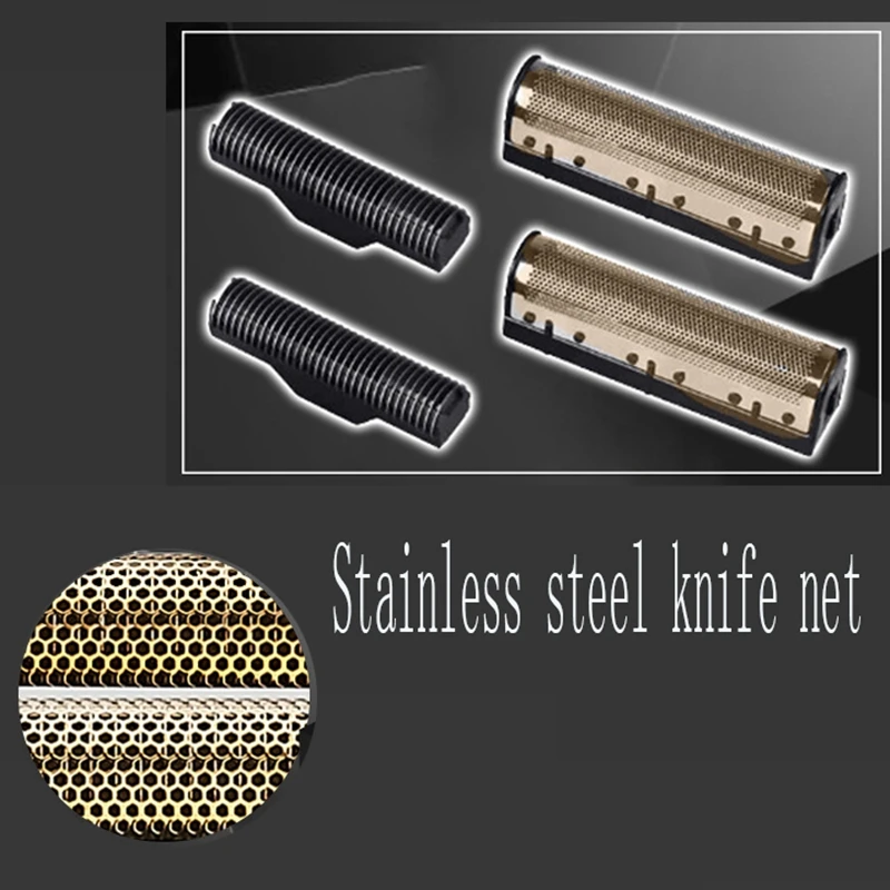 2Set нож за подстригване за Kemei Km-1102 Clipper електрически самобръсначка части нетно злато