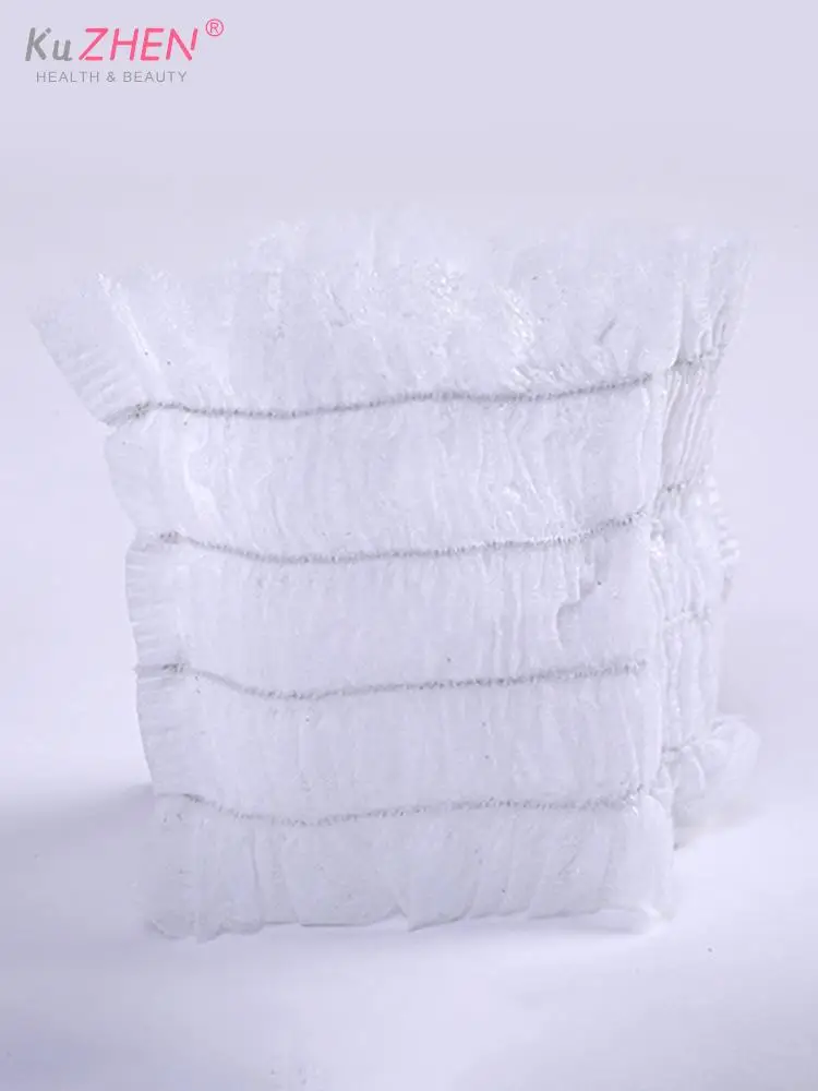 10PCS Бели спа ленти за лице за еднократна употреба Нетъкан плат лента за коса Мека грижа за кожата за жени момичета грим баня консумативи