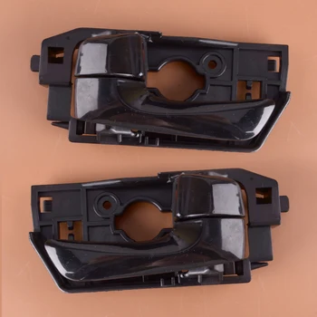 1 чифт черна пластмасова кола интериор задна лява и дясна дръжка на вратата за Hyundai Sonata 2008 2009 2010 83610-3K520 83620-3K520