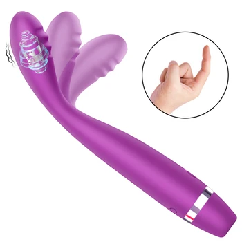 Мощен вибратор за пръсти за жени Дилдо G Spot Clitoris стимулатор вагина начинаещи масажор женски секс играчки за възрастни стоки