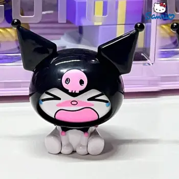 Sanrio Kawaii Промяна на лицето Канела Pochacco Моята мелодия Hello Kitty Kuromi Popom Purin аниме модел Коледа сляпа кутия играчки