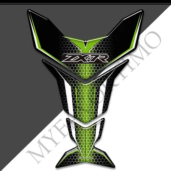 Мотоциклет резервоар тампон стикери Стикери емблема лого газ мазут комплект коляното протектор за Kawasaki нинджа ZX7R ZX 7R ZX-7R
