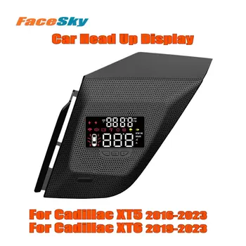 FaceSky Car Head Up дисплей HUD за Cadillac XT5 / XT6 2016-2023 Автоматични електронни аксесоари Проектор за предно стъкло