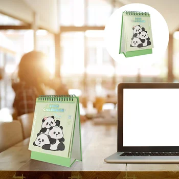 Office Standing Desk Календар Panda Pattern Настолен календар Деликатен месечен календар