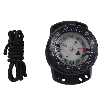 1Set Силна магнитна 50M водоустойчива водолазна компас часовник оборудване аксесоар ABS + стъкло
