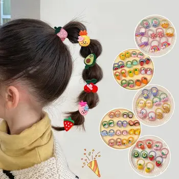 Scrunchie Еластични ленти за коса Мода Конска опашка украсяват еластични животински косми въже Аксесоари за коса Връзки за коса момичета