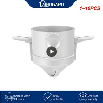 1~10PCS У дома кафе филтър преносим неръждаема стомана капково кафе чай притежателя фуния кошница многократна употреба чай поставка
