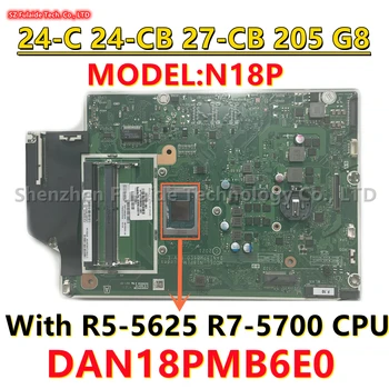 DAN18PMB6E0 МОДЕЛ: N18P За HP 24-C 24-CB 27-CB 205 G8 27-CB0244 AIO дънна платка с R5-5625 R7-5700 CPU M82140-603 N01293-601
