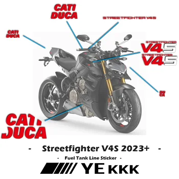 За Ducati Streetfighter V4S 2023 2024 Нов калъф за обтекател стикер Decal Streetfighter V4S LOGO Reprint