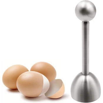 Резачки за яйца, резачка за яйца Кухненска отварачка за яйца Инструмент за отстраняване на яйчен крекер Сепаратор за черупки от яйца за твърди меки варени яйца