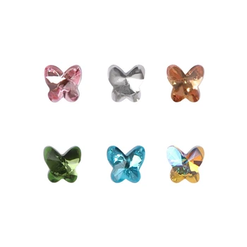 30 парчета за пеперуда кристали скъпоценни камъни камъни диаманти, 3D кристал за нокти изкуство доставки аксесоар