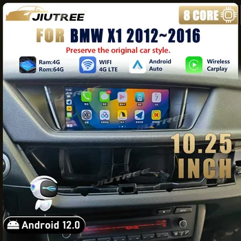 10.25 инчов оригинален стил за BMW X1 2012 2013-2016 Автомобилно радио DVD GPS аудио Carplay Автомобилен мултимедиен плейър Навигационна глава