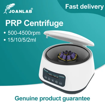 JOANLAB плазмена центрофуга лаборатория Digital Prp центрофуга машина за 2/5/10ml кръвна тръба и 15ml центрофужна тръба 500-4500rpm