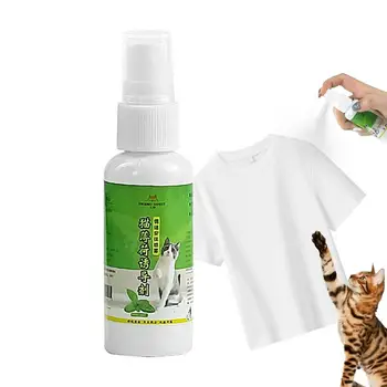 50ml Cat Catnip спрей Здравословни съставки Коча билка спрей за котенца Котки & Атрактант Лесен за използване & Безопасен за домашни любимци Подаръци за домашни любимци