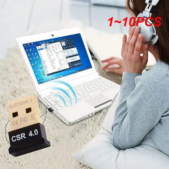 Мини безжичен USB bluetooth-съвместим Dongle адаптер 4.0 музикален аудио приемник предавател Aptx за PC високоговорител мишка