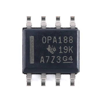  10pcs / Lot OPA188AIDR SOP-8 OPA188 Прецизни усилватели Prec, нисък шум, RRO 36V 0-Drift Op Amp Работна температура: - 40C- + 125C