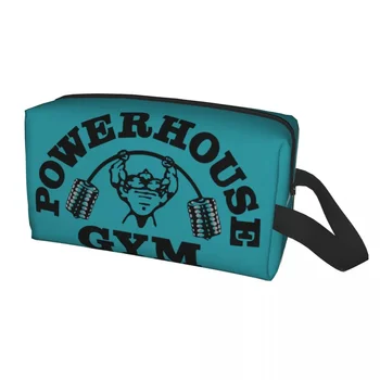 Powerhouse Gym Travel козметична чанта за жени Фитнес сграда Мускулна тоалетна грим Организатор Дамски комплект за съхранение на красота