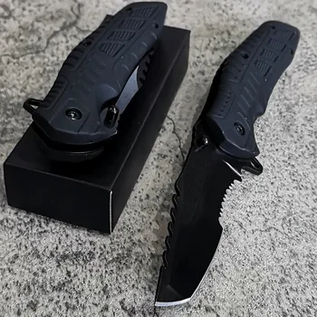 G10 Дръжка за самозащита Къс нож Многофункционален сгъваем нож Открит тактически къмпинг Лов Оцеляване Джобен нож