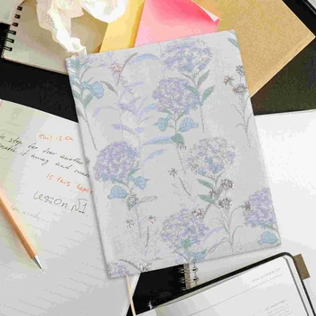Book Cover ръкав протектор меки корици миещи се декоративни книги флорални плат мека цвете плат цип пътуване ръкави