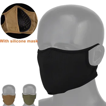 Тактическа маска за балаклава Открит Лов Езда Туризъм CS Стрелба Шалове Дишащо половин лице