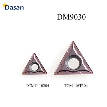 TCMT110204 TCMT110208 TCMT16T304 TCMT16T308 DM9030 карбид завъртане вложки острие TCMT cnc струг Кътър инструмент