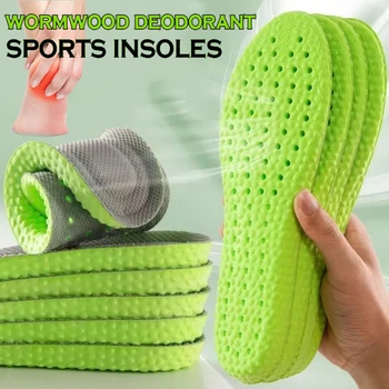 Нова спортна стелка дезодорант дишаща стелка плантарен фасциит ортопедични подложки за обувки мъже жени омекотяващи вложки подложка