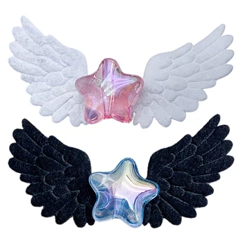 Звездни аксесоари за коса Уникална ангелска фиба, подходяща за различни прически Дропшипинг
