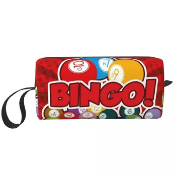Бинго игра за фенове грим чанта голяма козметична чанта за мъже жени тоалетни чанти аксесоари организатор