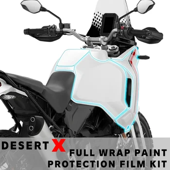 for Ducati Desert X аксесоари Clear Paint Peotection филм мотоциклет пълен обвивам боя защитен комплект Desertx пустиня X части