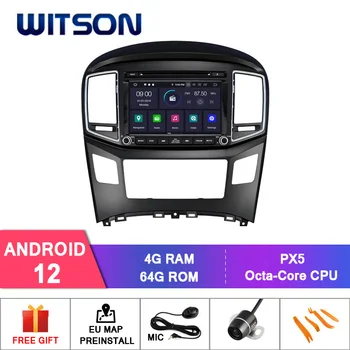 WITSON Android 12 CAR DVD GPS FOR HYUNDAI H1 2016 Carplay Multimedia Stereo Auto Audio GPS навигация Глава на превозното средство