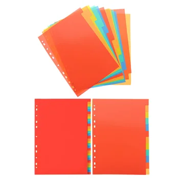 3 Комплекти цветни класьори Разделители за бележници Класьори за папки Класьори за тетрадки Организатори на страници