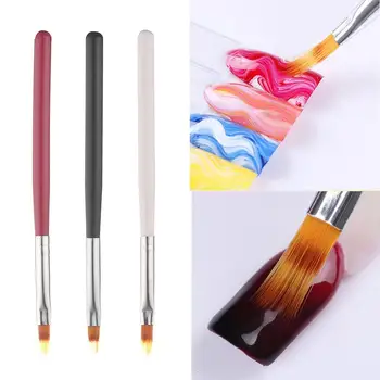 UV гел градиент живопис писалка рисуване четка пластмасова дръжка маникюр нокти изкуство инструмент втирка для ногтей