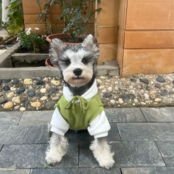 Малък и среден пуловер за кучета и котки, шнауцер, теди, померан, мечка, пролетни, есенни и зимни дрехи