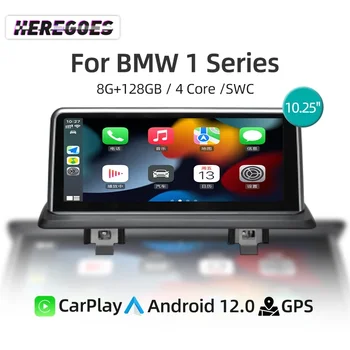 Auto Android 12 Автомобилно радио за BMW Серия 1 E81 E82 E87 E88 CCC CIC CarPlay Мултимедиен видео плейър GPS навигация WiFi IPS RDS