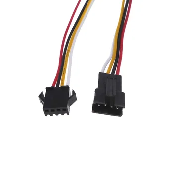 10pcs / партида 4Pin 15cm SM конектор кабел мъжки женски 4pin SM щепсел конектор кабел
