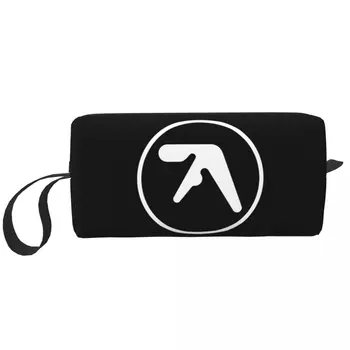 Aphex Twin реколта голям грим чанта красота торбичка пътуване козметични чанти Y2K чанта за съхранение за унисекс
