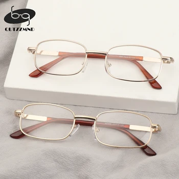 Унисекс метални преносими очила за четене с висока разделителна способност Presbyopia Eyewear Vision Care +0.50 ~ + 4.00 Високо качество