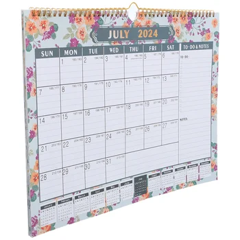 Стенен календар Стенни висящи декоративни стенни календари Спирален обвързващ календар за украса на дома График Офис