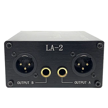 Аудио сигнал изолатор 6.35 XLR главата миксер аудио ток акустичен шум филтър отстраняване LA-2